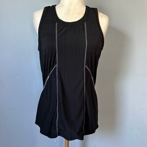 Athleta Black and Gray Women’s Tank Top Size M